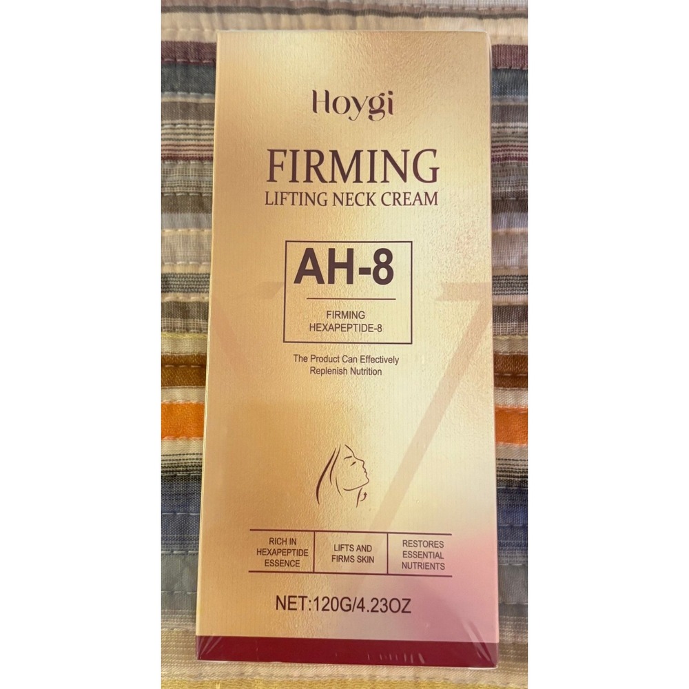 Hoygi Firming Lifting Neck Cream AH-8 Hexapeptide-8 Anti-Wrinkle 120g 4.23oz NEW